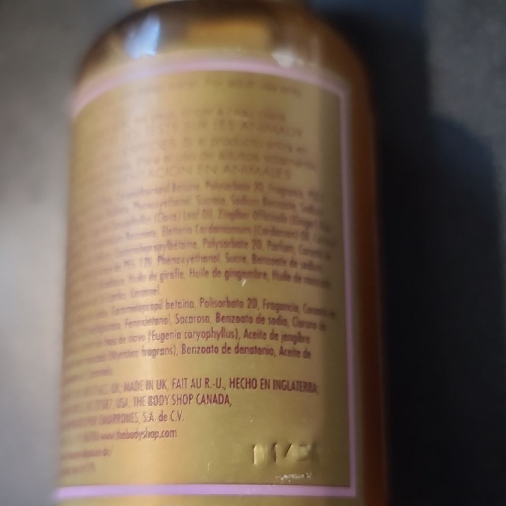 The Body Shop Sugar & Spice Shower Gel - Travel Size - Picture 2 of 4